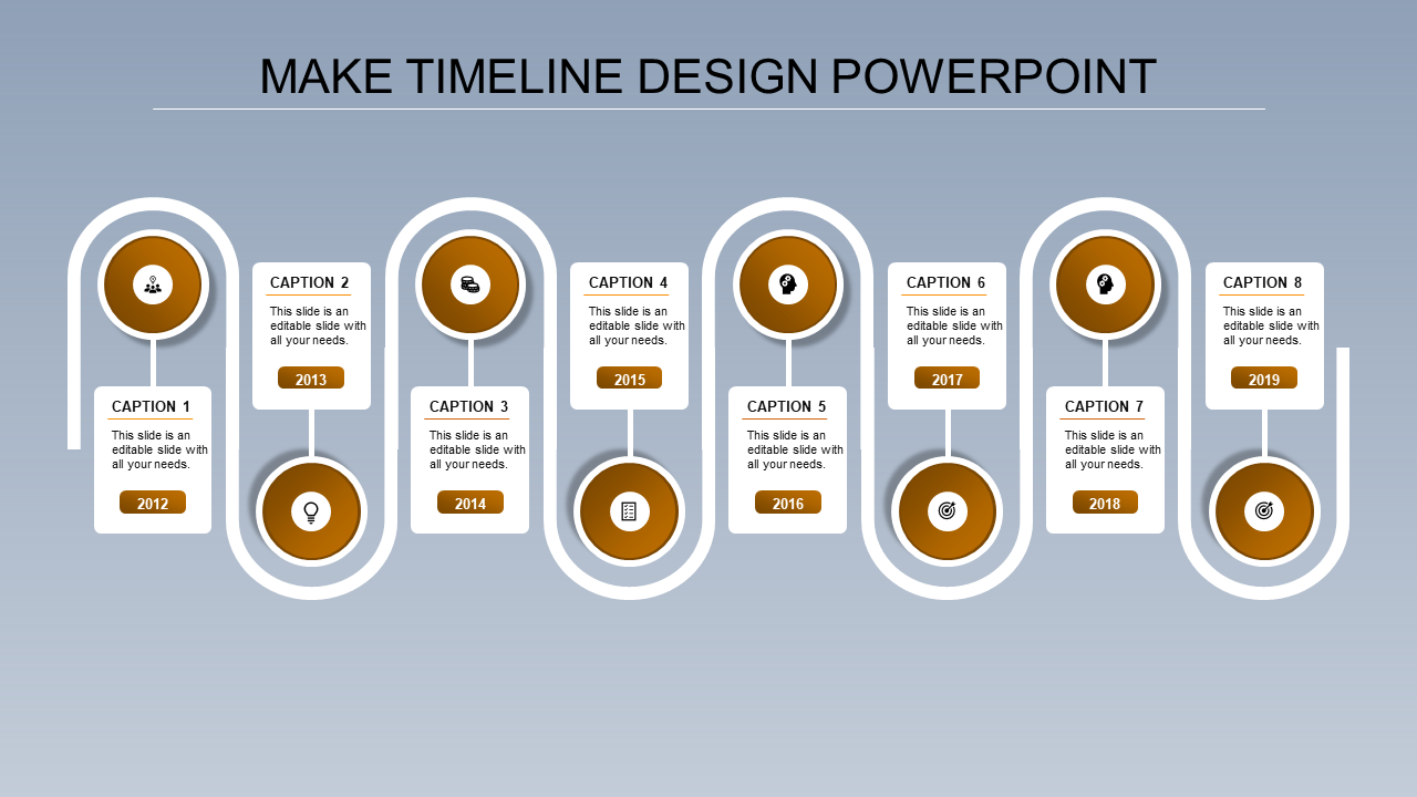 Download our Premium Collection of Timeline in Slides
